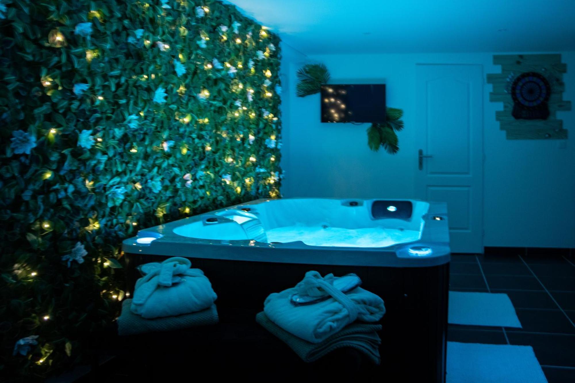Muraille Du Chateau Avec Jacuzzi Nemours Bagian luar foto